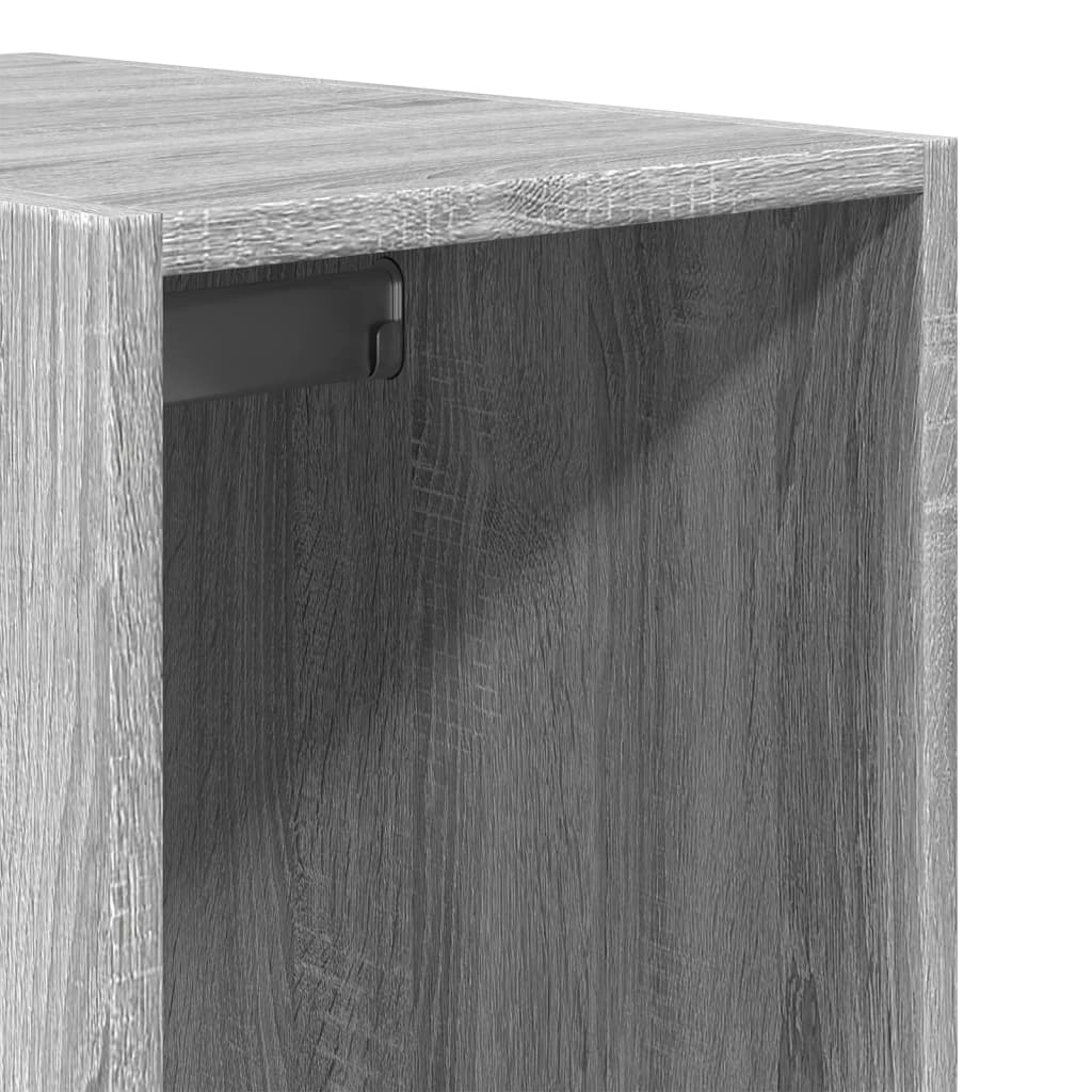 Wardrobe Grey Sonoma 30x50x200 cm wood material