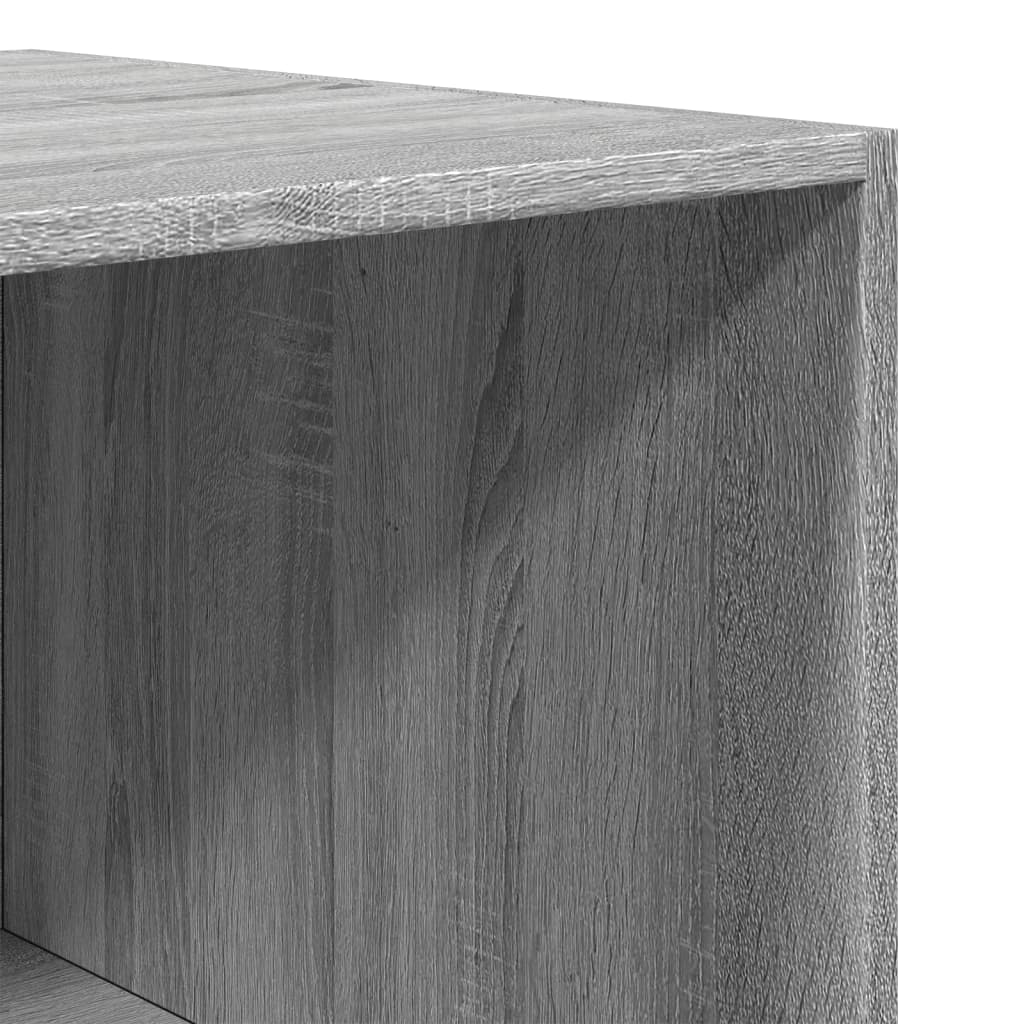 Armoire Gris Sonoma 80x50x200 cm en matériau à base de bois