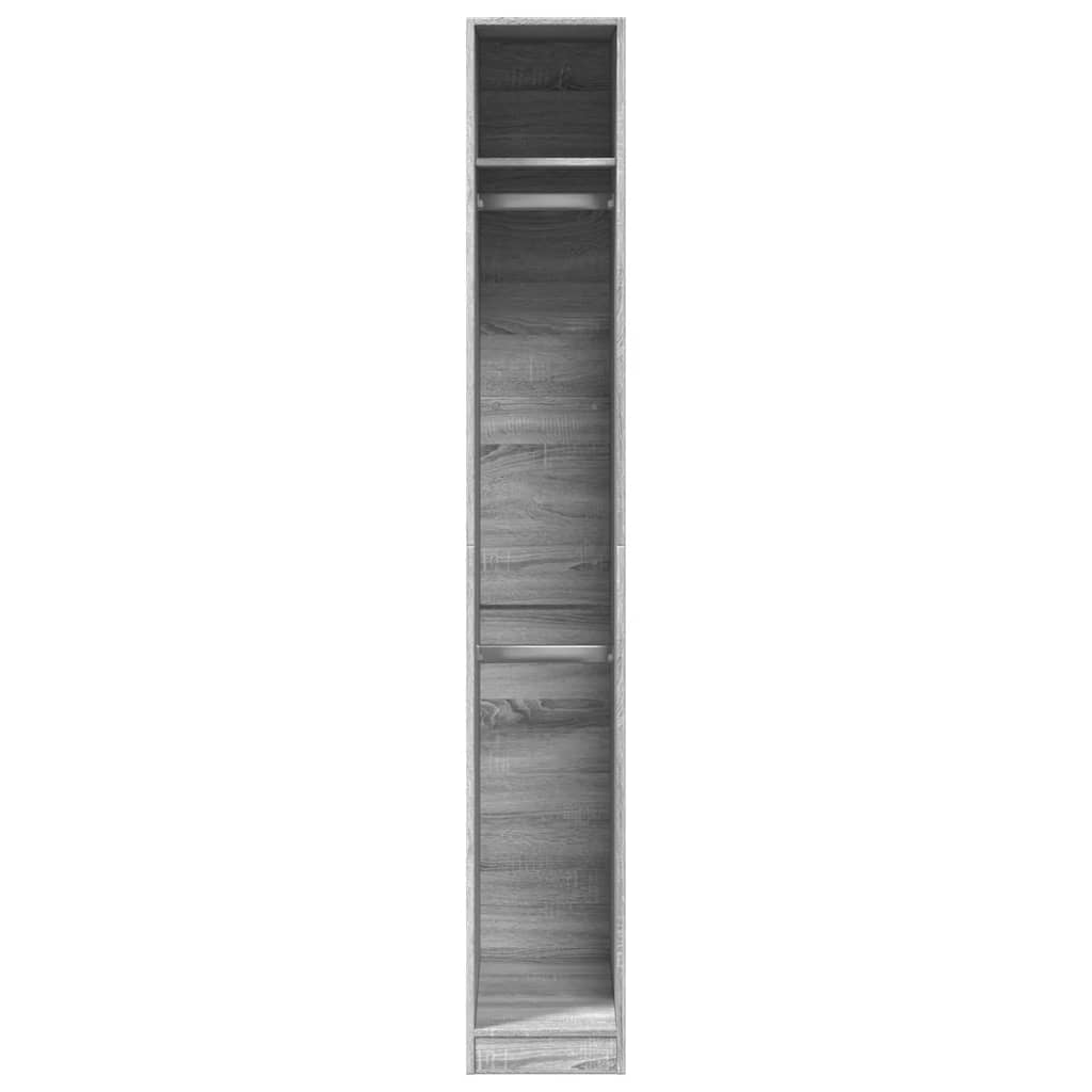 Wardrobe Grey Sonoma 30x50x200 cm wood material