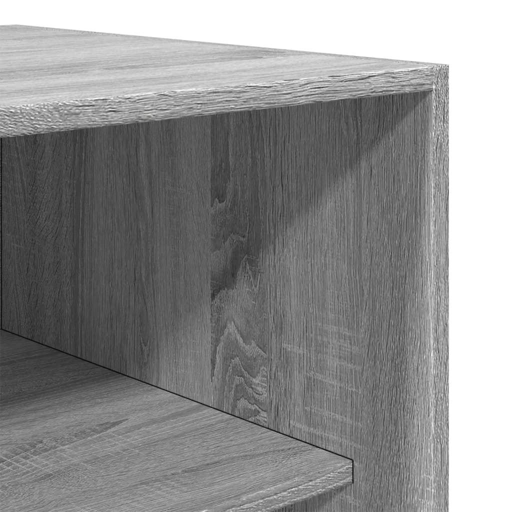 Armoire Gris Sonoma 80x50x200 cm en matériau à base de bois
