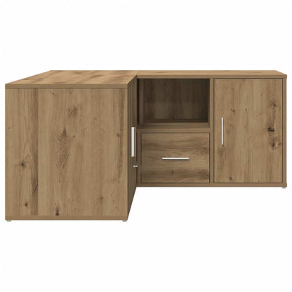 Eckregal Artisan-Eichen-Optik 160x40x45 cm Holzwerkstoff