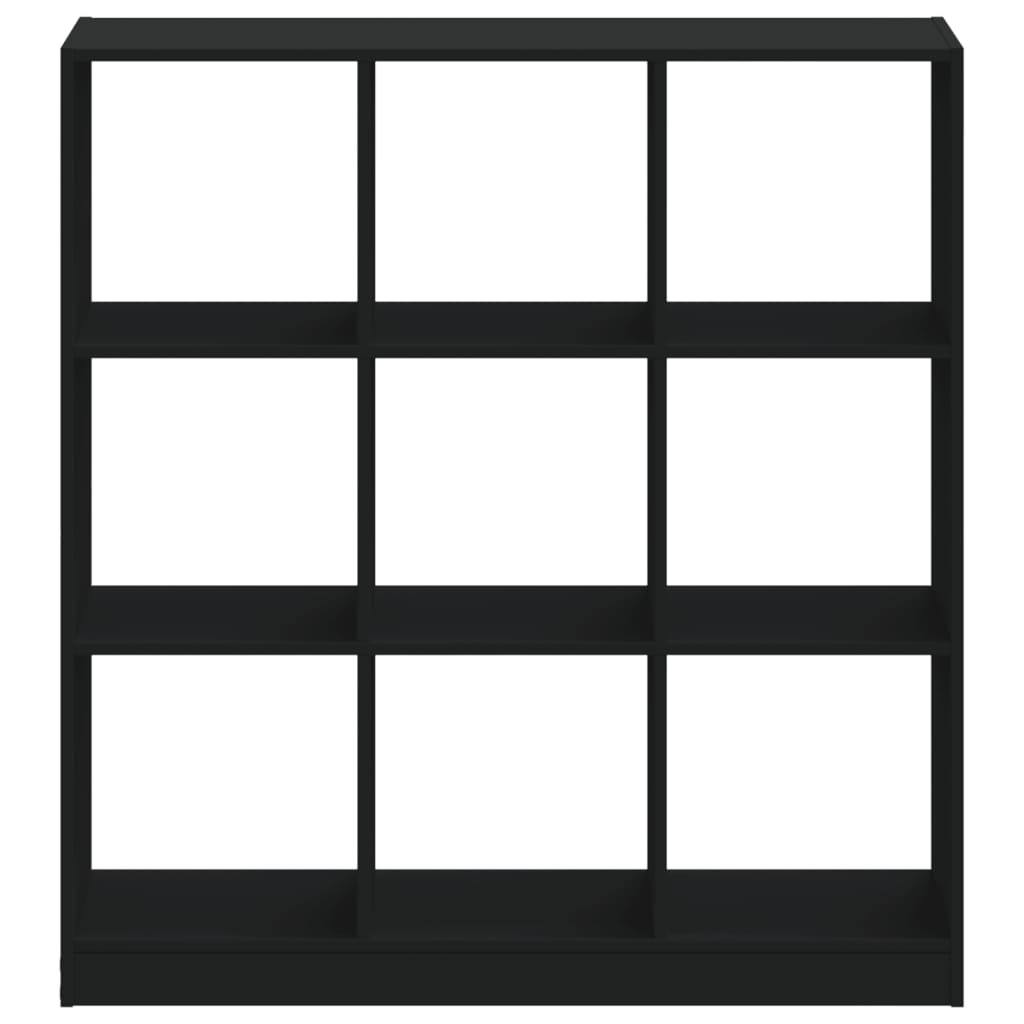 Bibliothèque noire 102x32x108 cm en bois