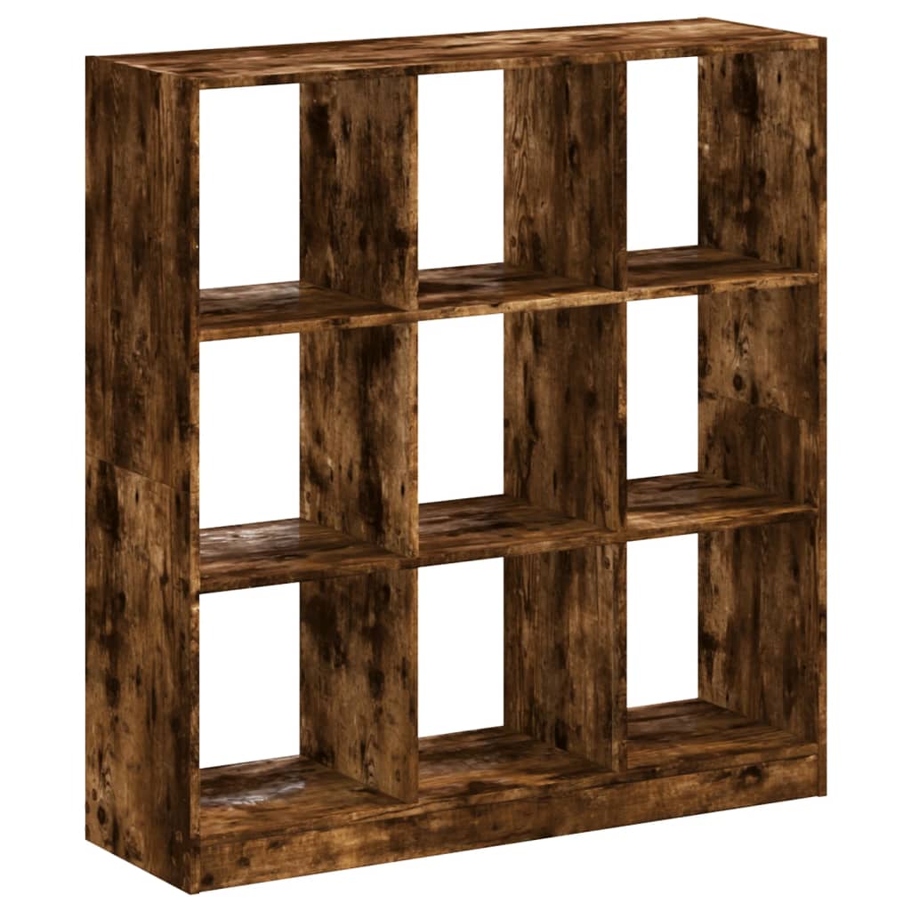 Bookshelf smoked oak 102x32x108 cm wood material