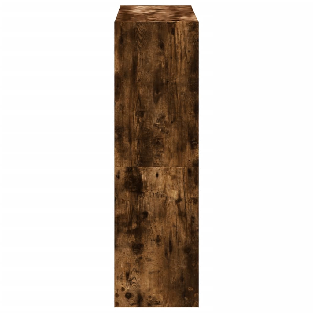 Bookshelf smoked oak 102x32x108 cm wood material