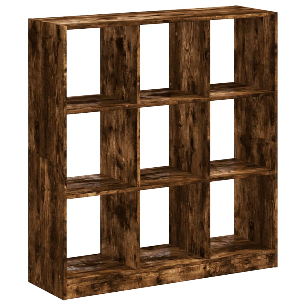 Bookshelf smoked oak 102x32x108 cm wood material