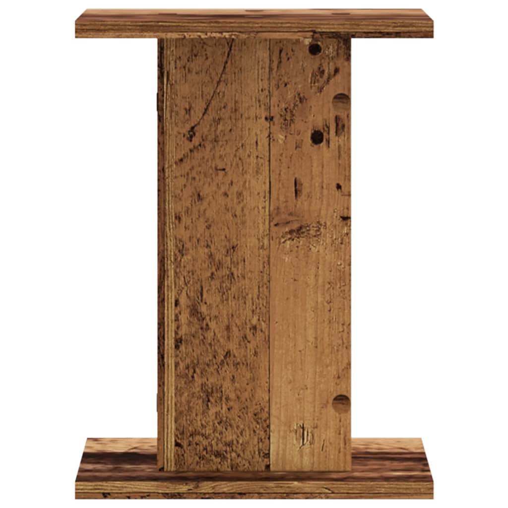 Pflanzenständer 2 Stk. Altholz-Optik 30x30x40 cm Holzwerkstoff