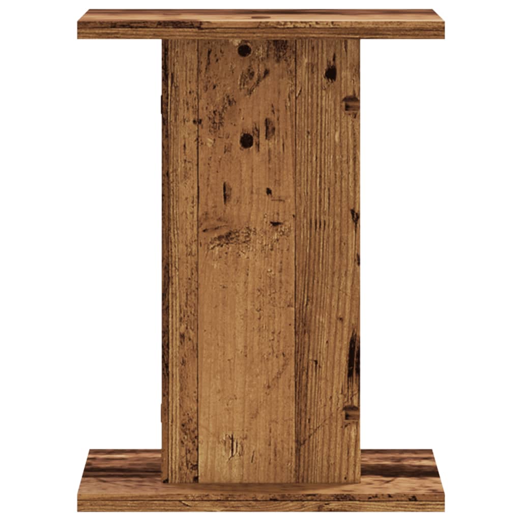 Pflanzenständer 2 Stk. Altholz-Optik 30x30x40 cm Holzwerkstoff