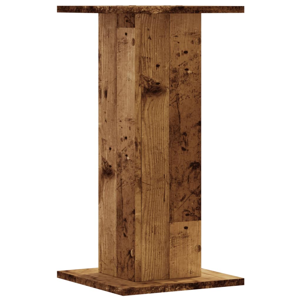 Pflanzenständer 2 Stk. Altholz-Optik 30x30x60 cm Holzwerkstoff