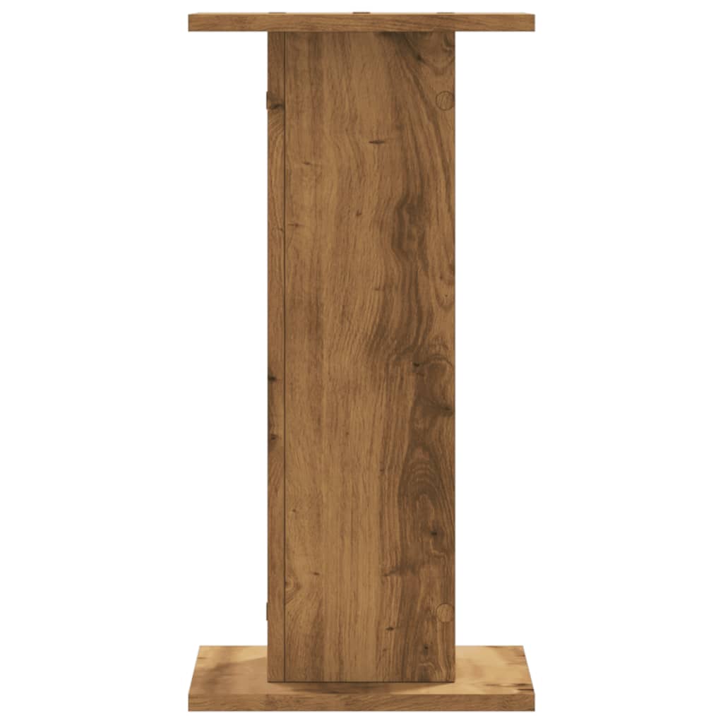 Pflanzenständer 2 Stk. Artisan-Eiche 30x30x60 cm Holzwerkstoff