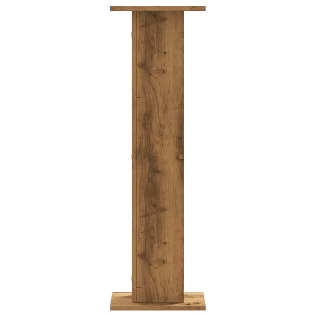 Pflanzenständer 2 Stk. Artisan-Eiche 30x30x95 cm Holzwerkstoff