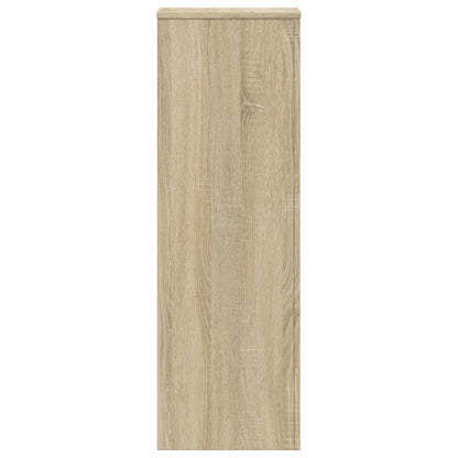 Pflanzenständer 2 Stk. Sonoma-Eiche 33x33x100 cm Holzwerkstoff