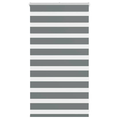 Doppelrollo Dunkelgrau 90x100 cm Stoffbreite 85,9 cm Polyester