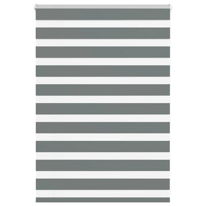 Doppelrollo Dunkelgrau 95x100 cm Stoffbreite 90,9 cm Polyester