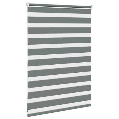 Doppelrollo Dunkelgrau 95x100 cm Stoffbreite 90,9 cm Polyester