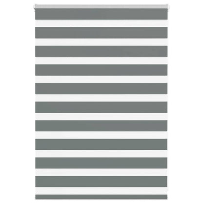 Doppelrollo Dunkelgrau 100x100 cm Stoffbreite 95,9 cm Polyester