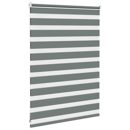 Doppelrollo Dunkelgrau 100x100 cm Stoffbreite 95,9 cm Polyester