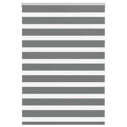 Doppelrollo Dunkelgrau 105x100 cm Stoffbreite 100,9 cm Polyester