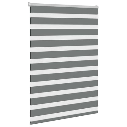 Doppelrollo Dunkelgrau 105x100 cm Stoffbreite 100,9 cm Polyester