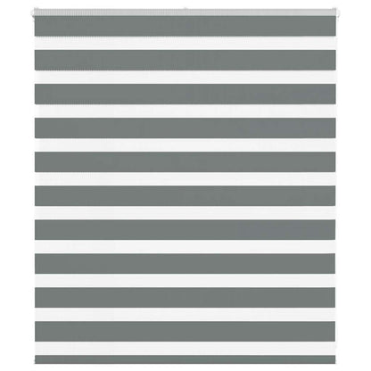 Doppelrollo Dunkelgrau 120x100 cm Stoffbreite 115,9 cm Polyester