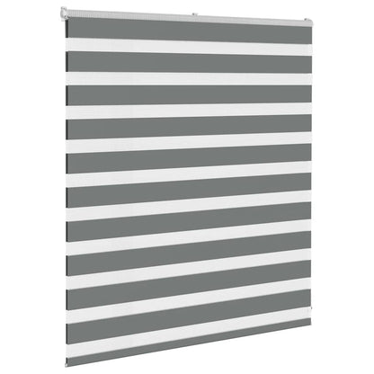 Doppelrollo Dunkelgrau 125x100 cm Stoffbreite 120,9 cm Polyester