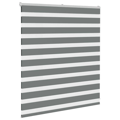 Doppelrollo Dunkelgrau 135x100 cm Stoffbreite 130,9 cm Polyester
