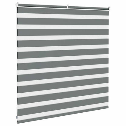 Doppelrollo Dunkelgrau 145x100 cm Stoffbreite 140,9 cm Polyester