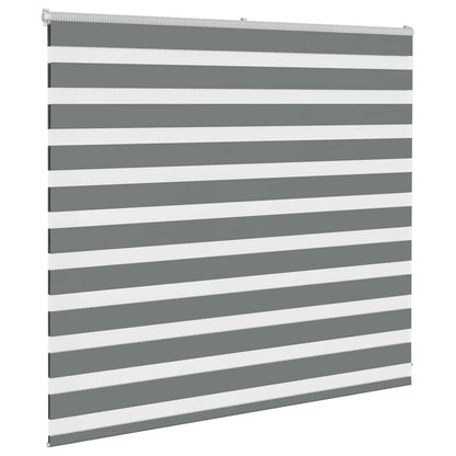 Doppelrollo Dunkelgrau 155x100 cm Stoffbreite 150,9 cm Polyester