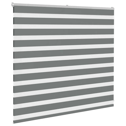 Doppelrollo Dunkelgrau 160x100 cm Stoffbreite 155,9 cm Polyester