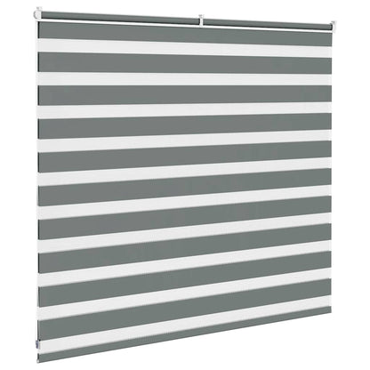 Doppelrollo Dunkelgrau 160x100 cm Stoffbreite 155,9 cm Polyester