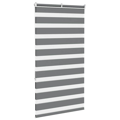 Doppelrollo Dunkelgrau 70x150 cm Stoffbreite 65,9 cm Polyester
