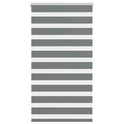 Doppelrollo Dunkelgrau 75x150 cm Stoffbreite 70,9 cm Polyester
