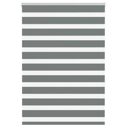 Doppelrollo Dunkelgrau 100x150 cm Stoffbreite 95,9 cm Polyester