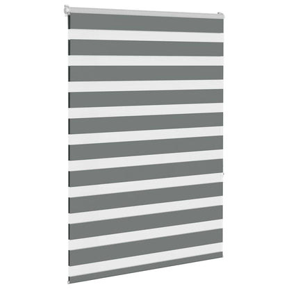 Doppelrollo Dunkelgrau 115x150 cm Stoffbreite 110,9 cm Polyester