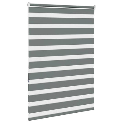 Doppelrollo Dunkelgrau 115x150 cm Stoffbreite 110,9 cm Polyester