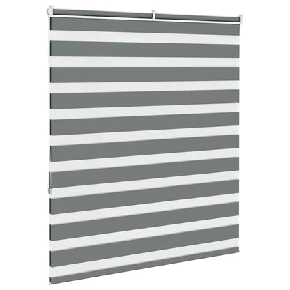 Doppelrollo Dunkelgrau 120x150 cm Stoffbreite 115,9 cm Polyester