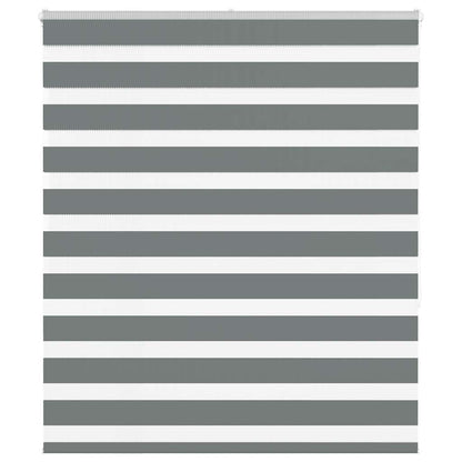 Doppelrollo Dunkelgrau 125x150 cm Stoffbreite 120,9 cm Polyester