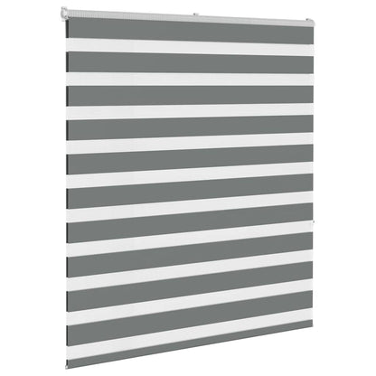 Doppelrollo Dunkelgrau 125x150 cm Stoffbreite 120,9 cm Polyester