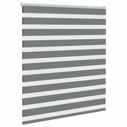 Doppelrollo Dunkelgrau 135x150 cm Stoffbreite 130,9 cm Polyester