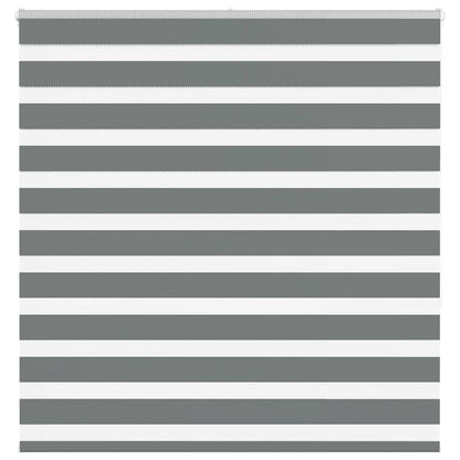 Doppelrollo Dunkelgrau 140x150 cm Stoffbreite 135,9 cm Polyester