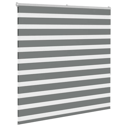 Doppelrollo Dunkelgrau 150x150 cm Stoffbreite 145,9 cm Polyester