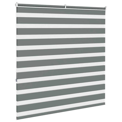 Doppelrollo Dunkelgrau 150x150 cm Stoffbreite 145,9 cm Polyester