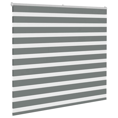 Doppelrollo Dunkelgrau 155x150 cm Stoffbreite 150,9 cm Polyester
