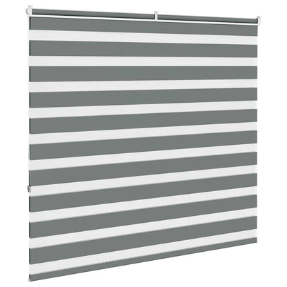 Doppelrollo Dunkelgrau 155x150 cm Stoffbreite 150,9 cm Polyester