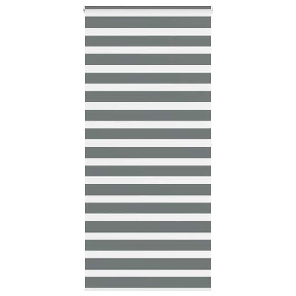 Doppelrollo Dunkelgrau 110x200 cm Stoffbreite 105,9 cm Polyester