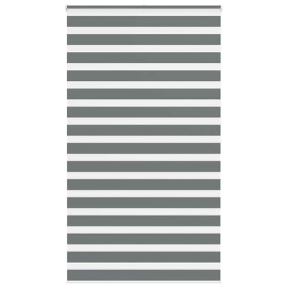 Doppelrollo Dunkelgrau 130x200 cm Stoffbreite 125,9 cm Polyester
