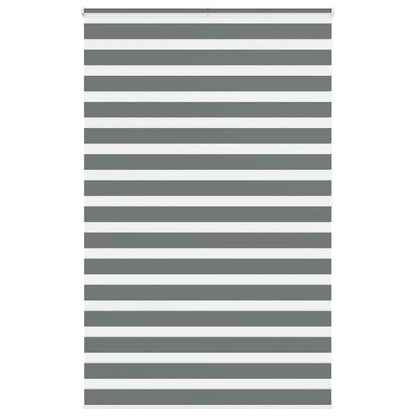 Doppelrollo Dunkelgrau 140x200 cm Stoffbreite 135,9 cm Polyester