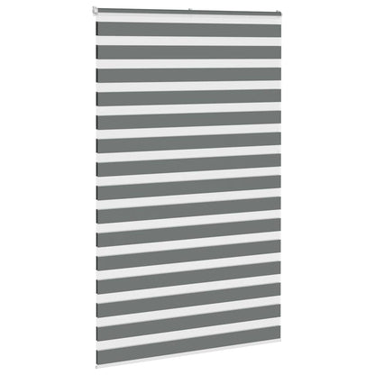 Doppelrollo Dunkelgrau 150x200 cm Stoffbreite 145,9 cm Polyester