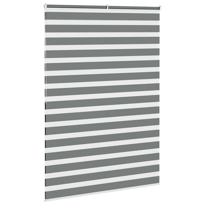 Doppelrollo Dunkelgrau 155x200 cm Stoffbreite 150,9 cm Polyester