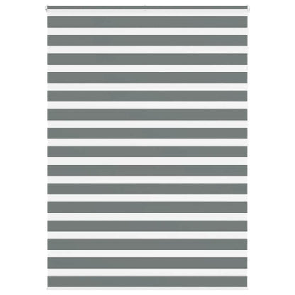 Doppelrollo Dunkelgrau 160x200 cm Stoffbreite 155,9 cm Polyester