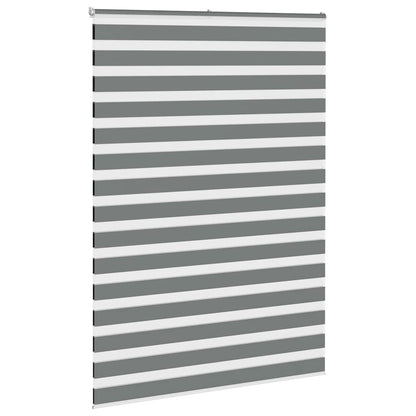 Doppelrollo Dunkelgrau 160x200 cm Stoffbreite 155,9 cm Polyester